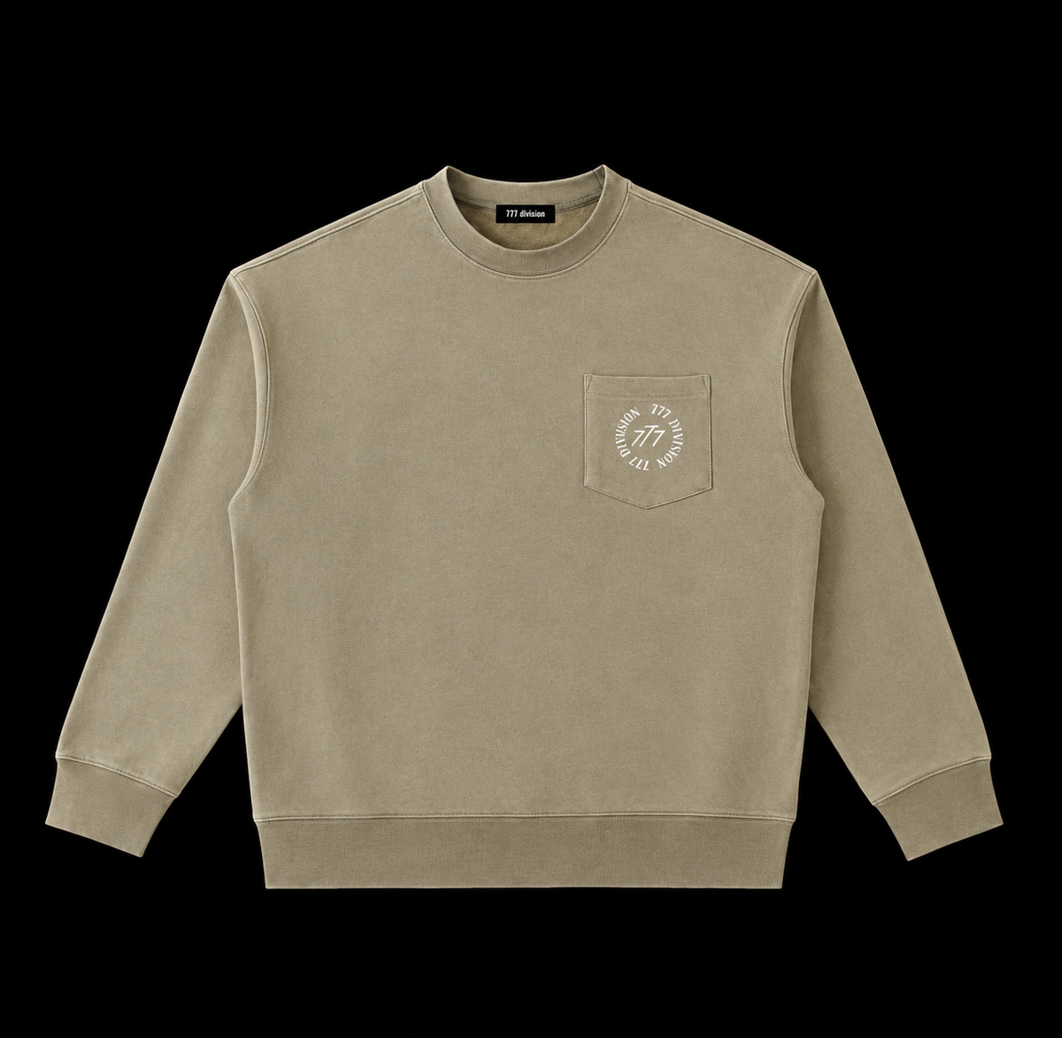 heavyweight patch pocket sweater