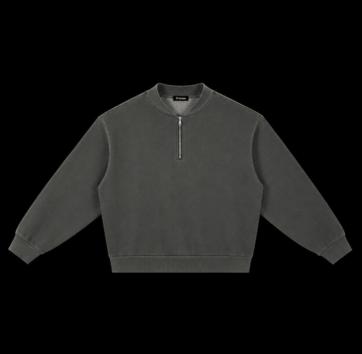charcoal quarter zip hoodie