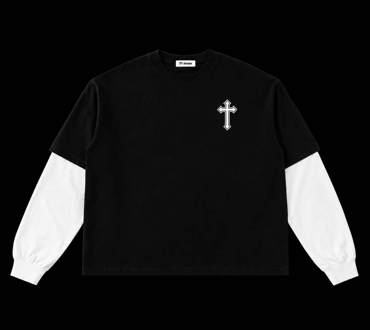 long sleeve cross shirt