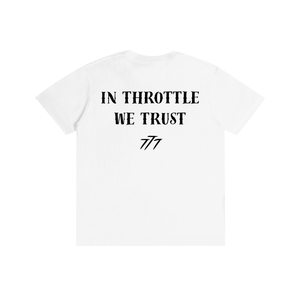777 T shirt in throttle we trust