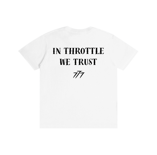 777 T shirt in throttle we trust