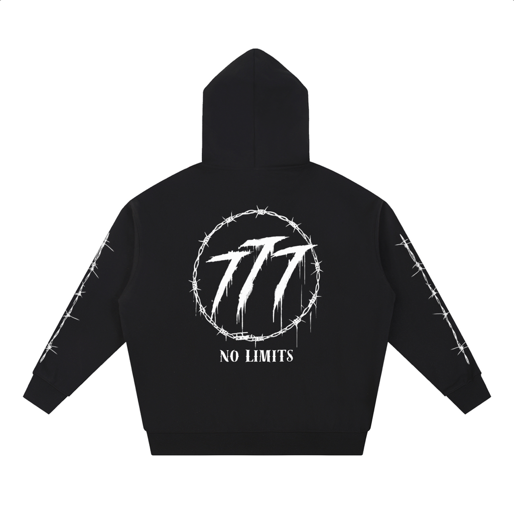 heavyweight hoodie barbed wire