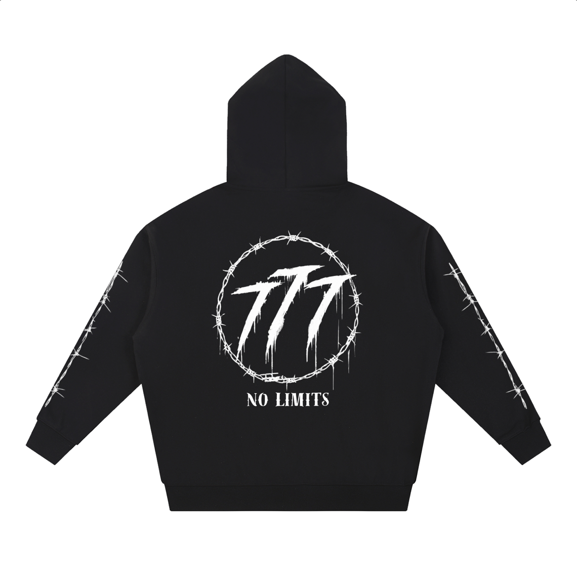 heavyweight hoodie barbed wire