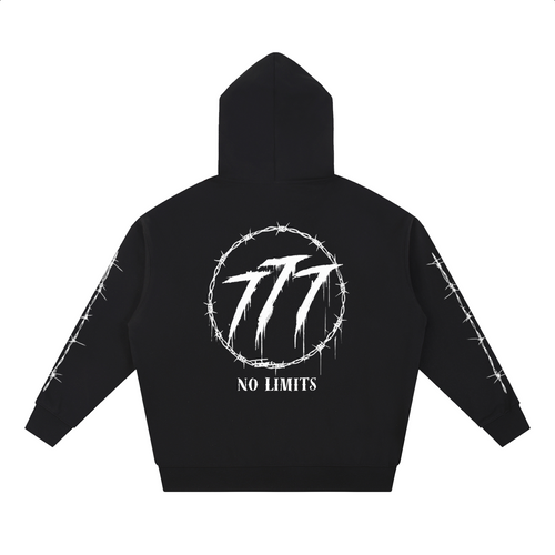 heavyweight hoodie barbed wire